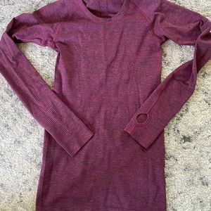 Lululemon long sleeve swiftly